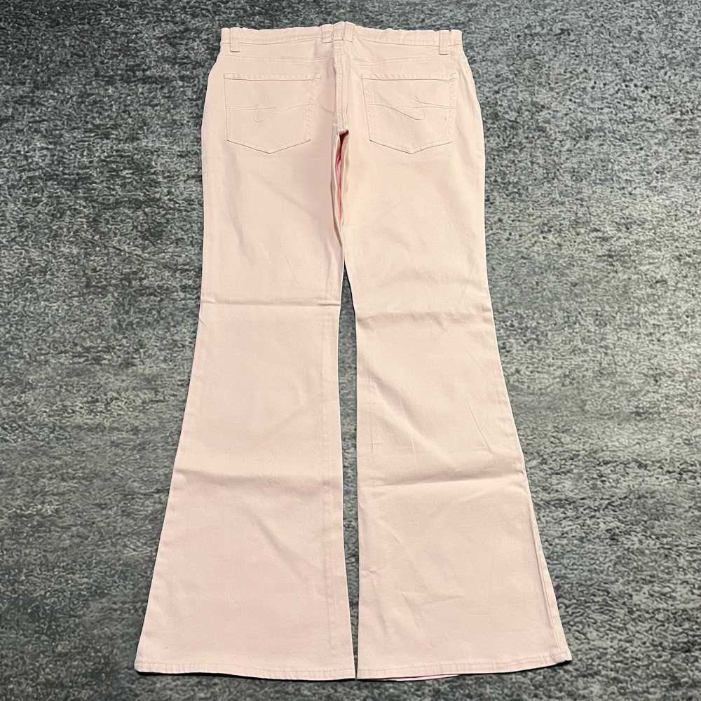 Tommy Hilfiger Corduroy Pants Womens 11 (33x32)‎ Pink Flared Bootcut Western Y2K